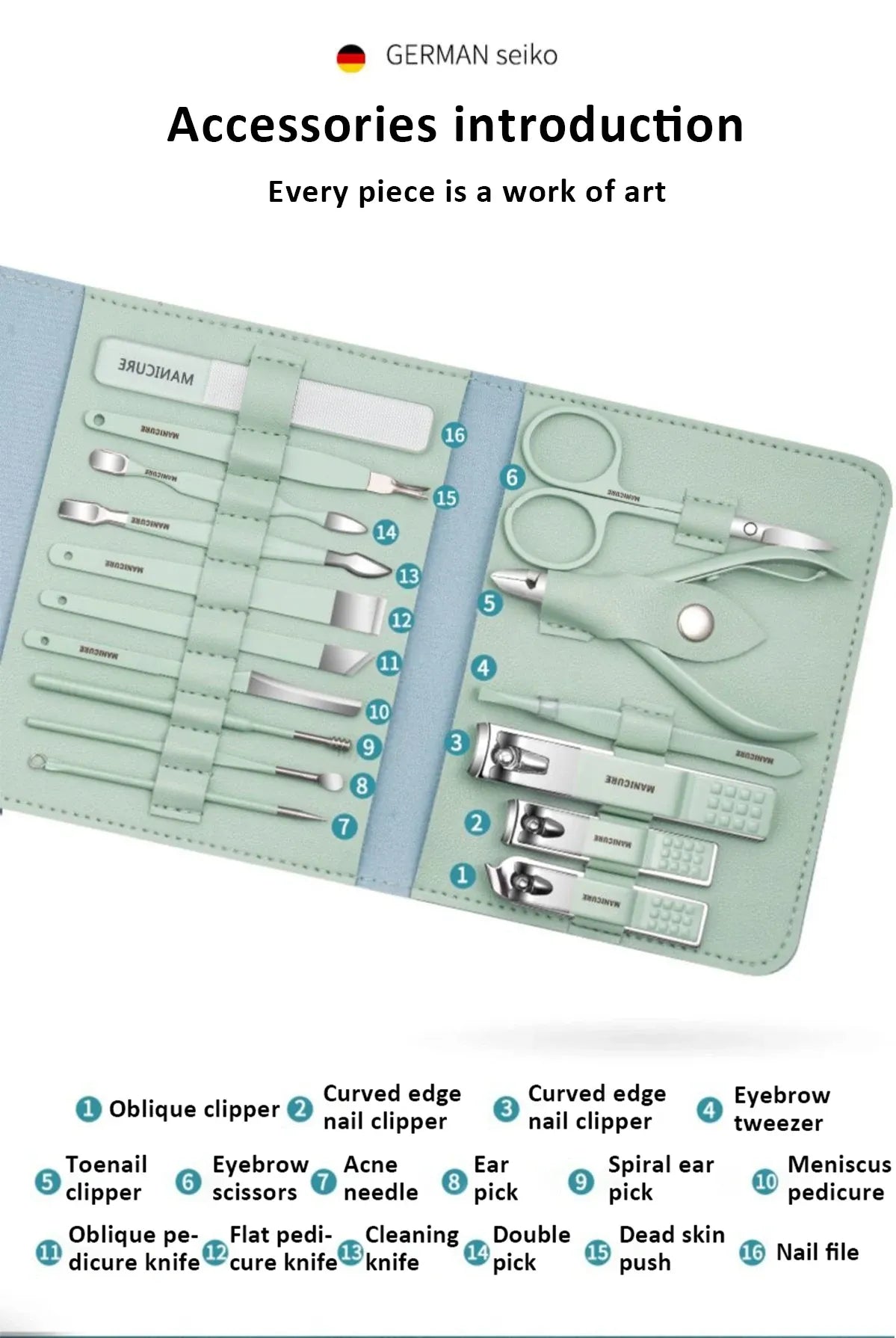 Nail Clipper Manicure Tool Set
