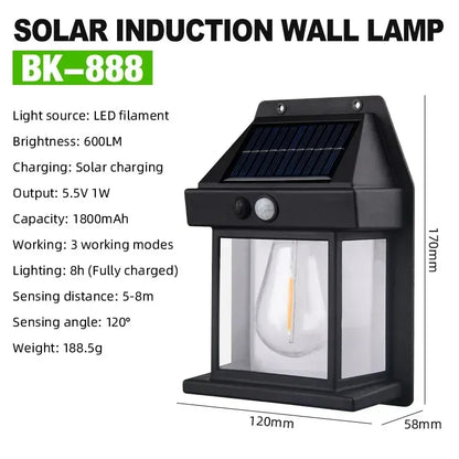 Outdoor Solar Wall Light- Waterproof