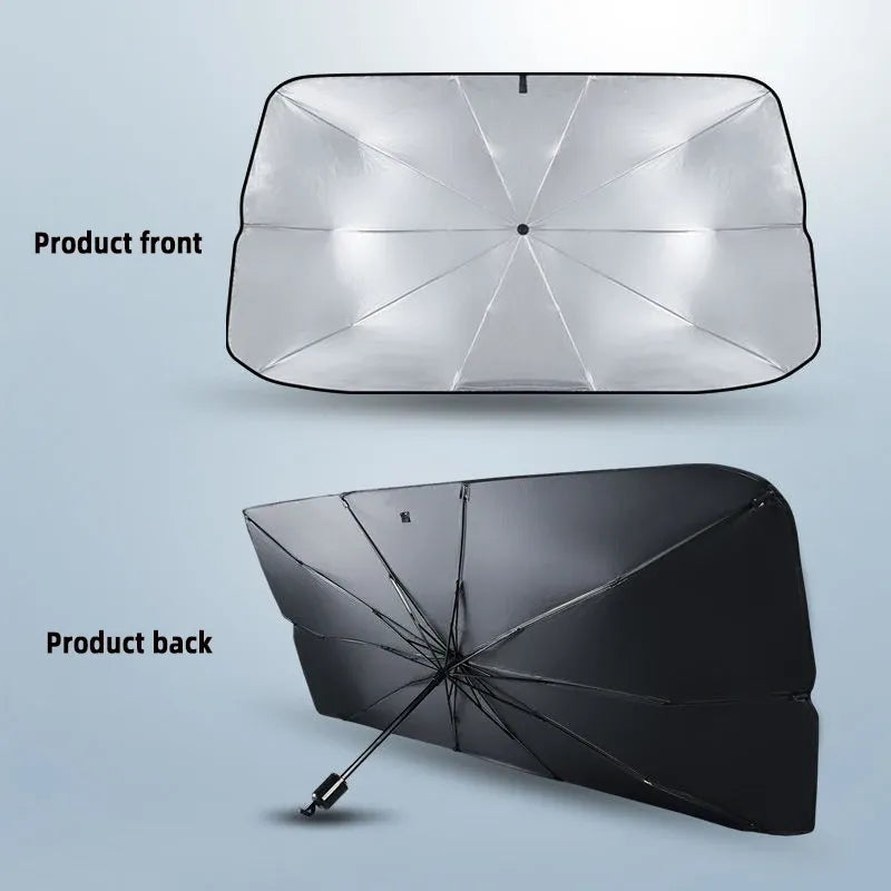 Car Sun Shade Protector Umbrella Style-Auto Front Screen