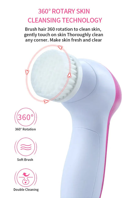 7 in 1 Facial Massager and Cleanser- Blackhead Cleanser