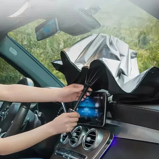 Car Sun Shade Protector Umbrella Style-Auto Front Screen