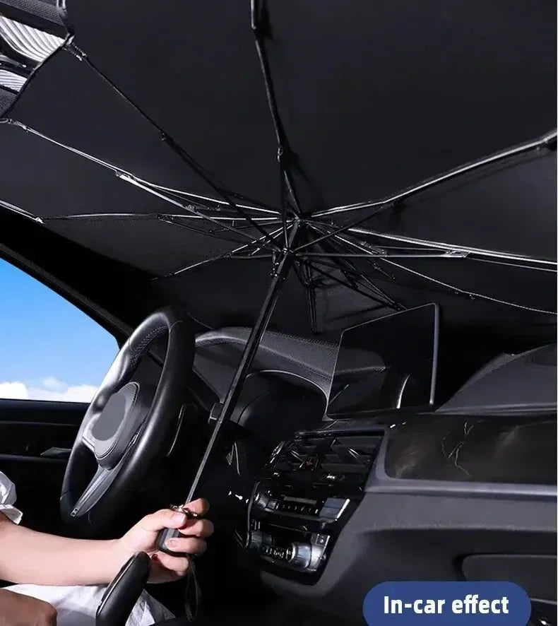Car Sun Shade Protector Umbrella Style-Auto Front Screen