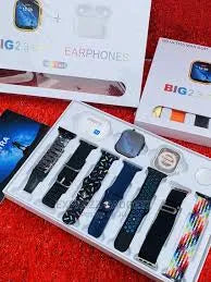 i20 Ultra Max SUIT 10 in 1 Set Smartwatch+ FREE TWS Earphone
